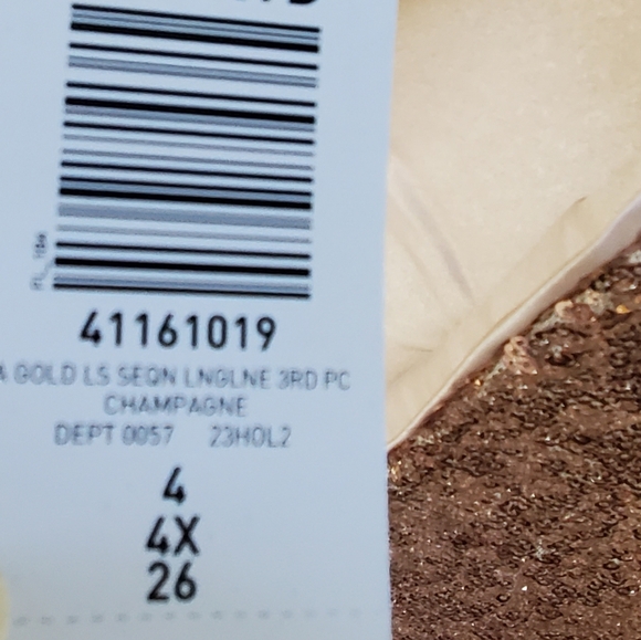 Torrid Open Front Sequin Jacket Long Line Size 4 - Picture 6 of 8